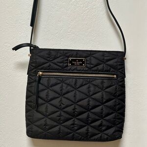 Kate Spade Black Quilted Crossbody Bag - New!